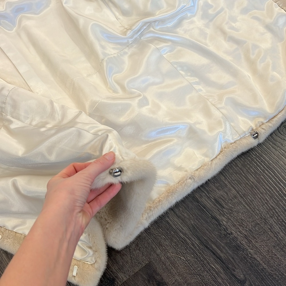 Real Mink Long Fur Coat - Picture 11 of 16